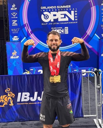 David Valentine, black belt and Head Instructor at Gustavo Machado BJJ Venice